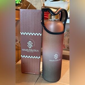Snatchletics Elixir Bottle Brown /Orange Water Bottle NWT Hydration Bottle